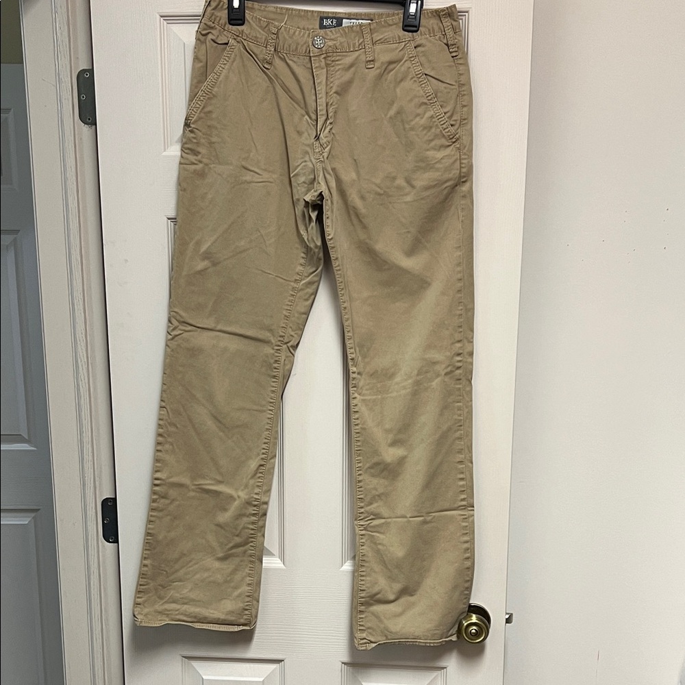 BKE Men's Tan Chinos Tall